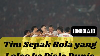 Tim Sepak Bola yang Lolos ke Piala Dunia 2026