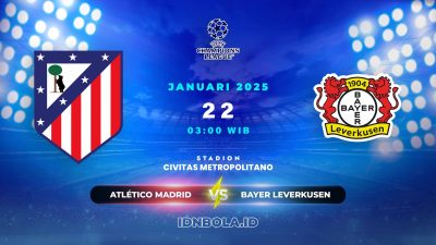 Prediksi Skor Pertandingan Atlético Madrid vs Bayer Leverkusen, Liga Champions UEFA