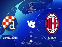 Prediksi Skor Dinamo Zagreb vs AC Milan, Champions League