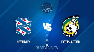 Prediksi Skor Heerenveen vs Fortuna Sittard, Eredivisie