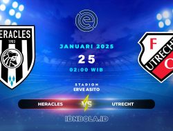 Prediksi Skor Pertandingan Heracles vs Utrecht, Eredivisie