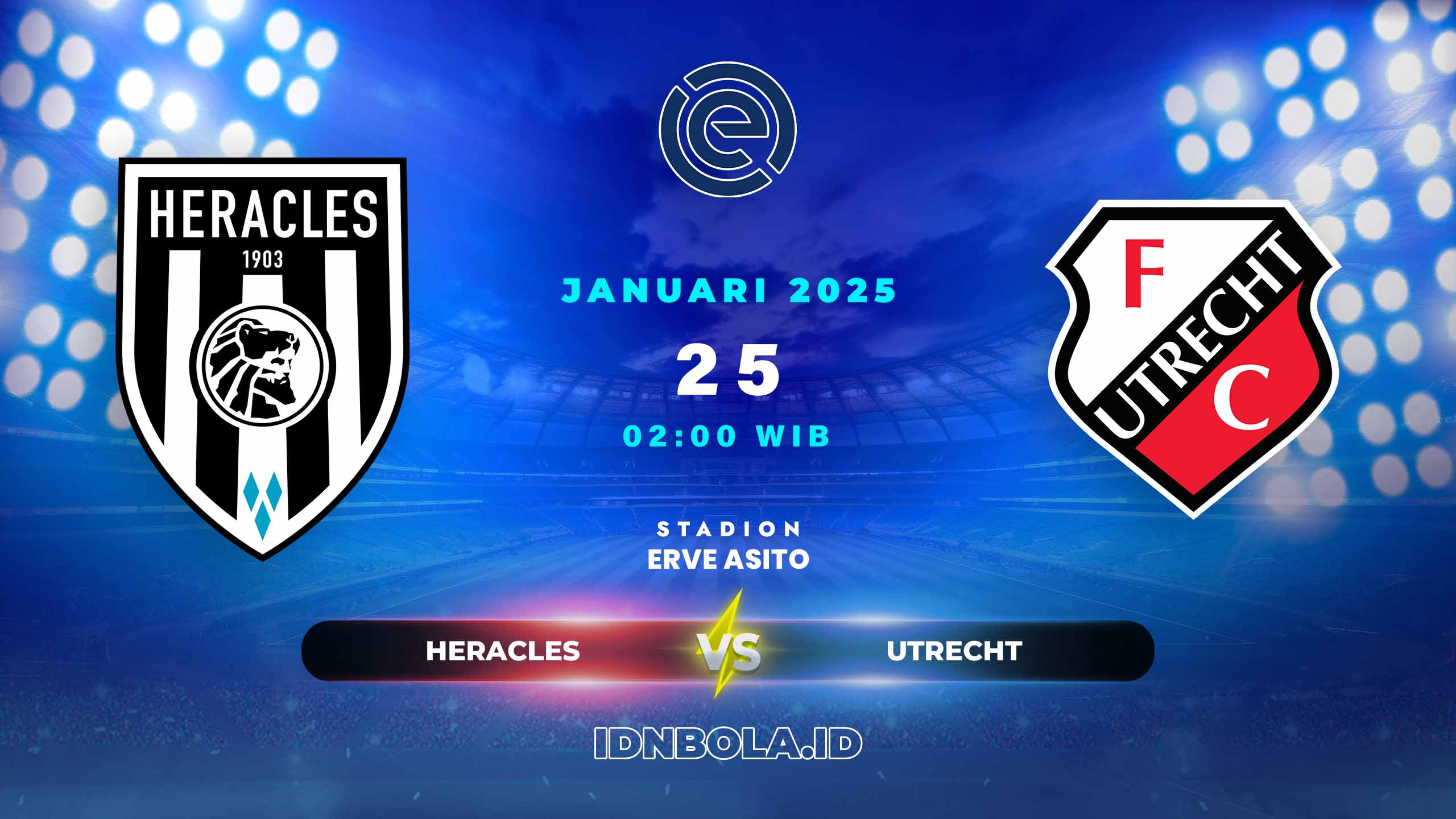 Prediksi Skor Pertandingan Heracles vs Utrecht, Eredivisie