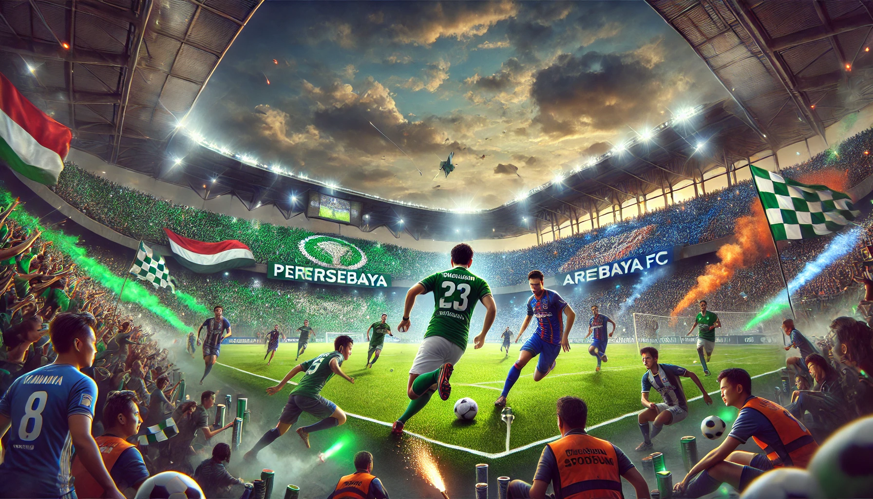 susunan pemain persebaya vs arema fc