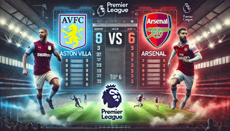 klasemen aston villa vs arsenal