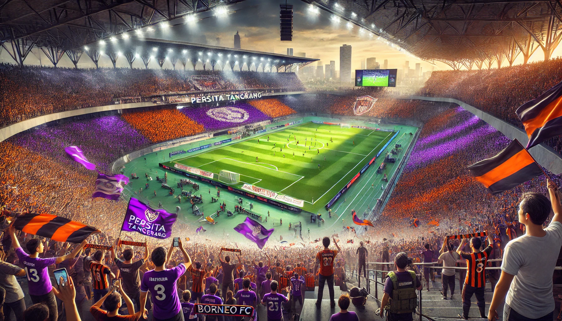 persita vs borneo fc main dimana