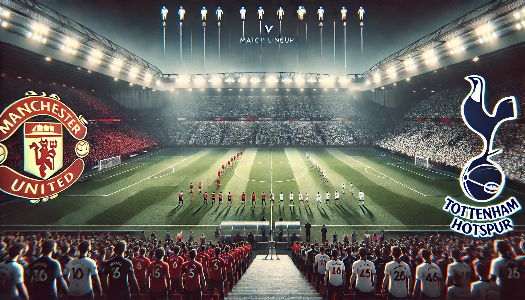 line up manchester united vs tottenham