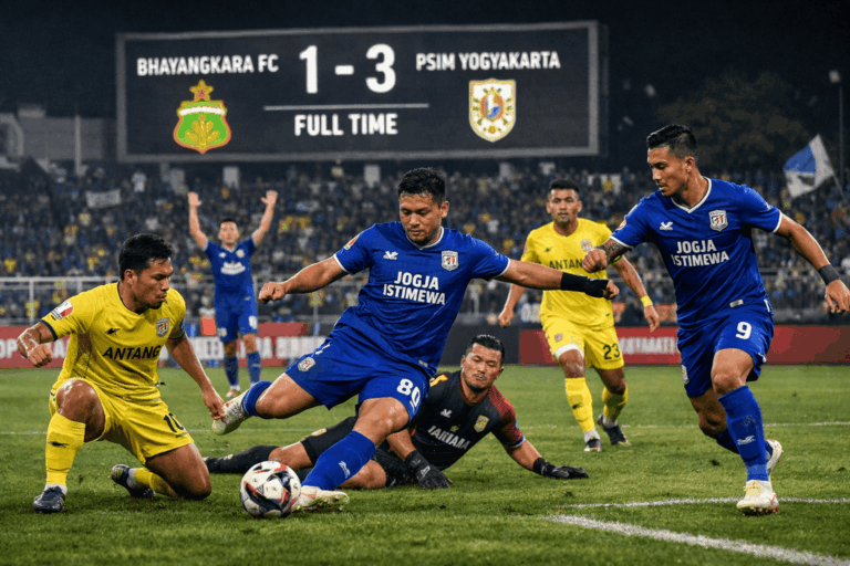 Hasil Pertandingan Bhayangkara Fc Vs Psim