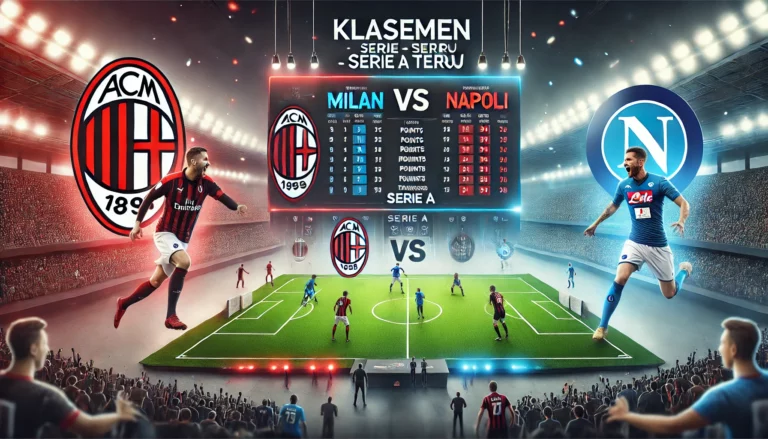 Klasemen Ac Milan vs Napoli