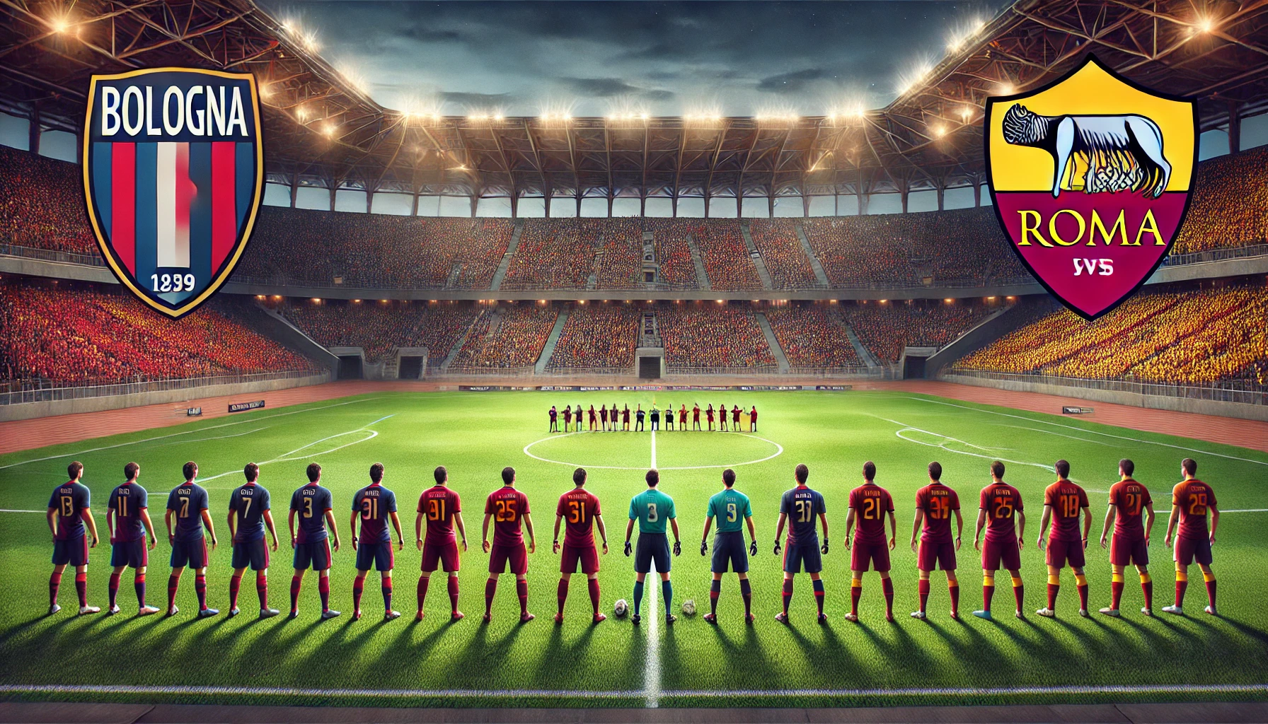 Susunan Pemain Bologna vs Roma
