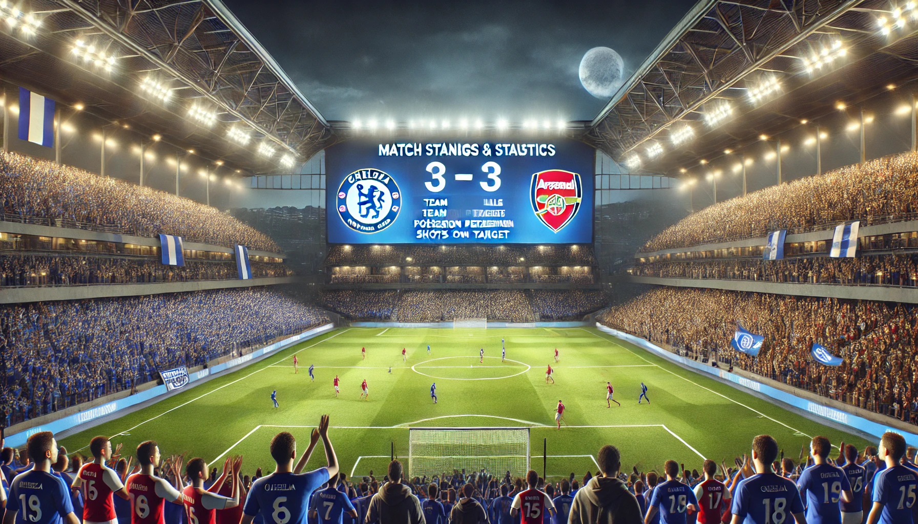 klasemen chelsea vs arsenal