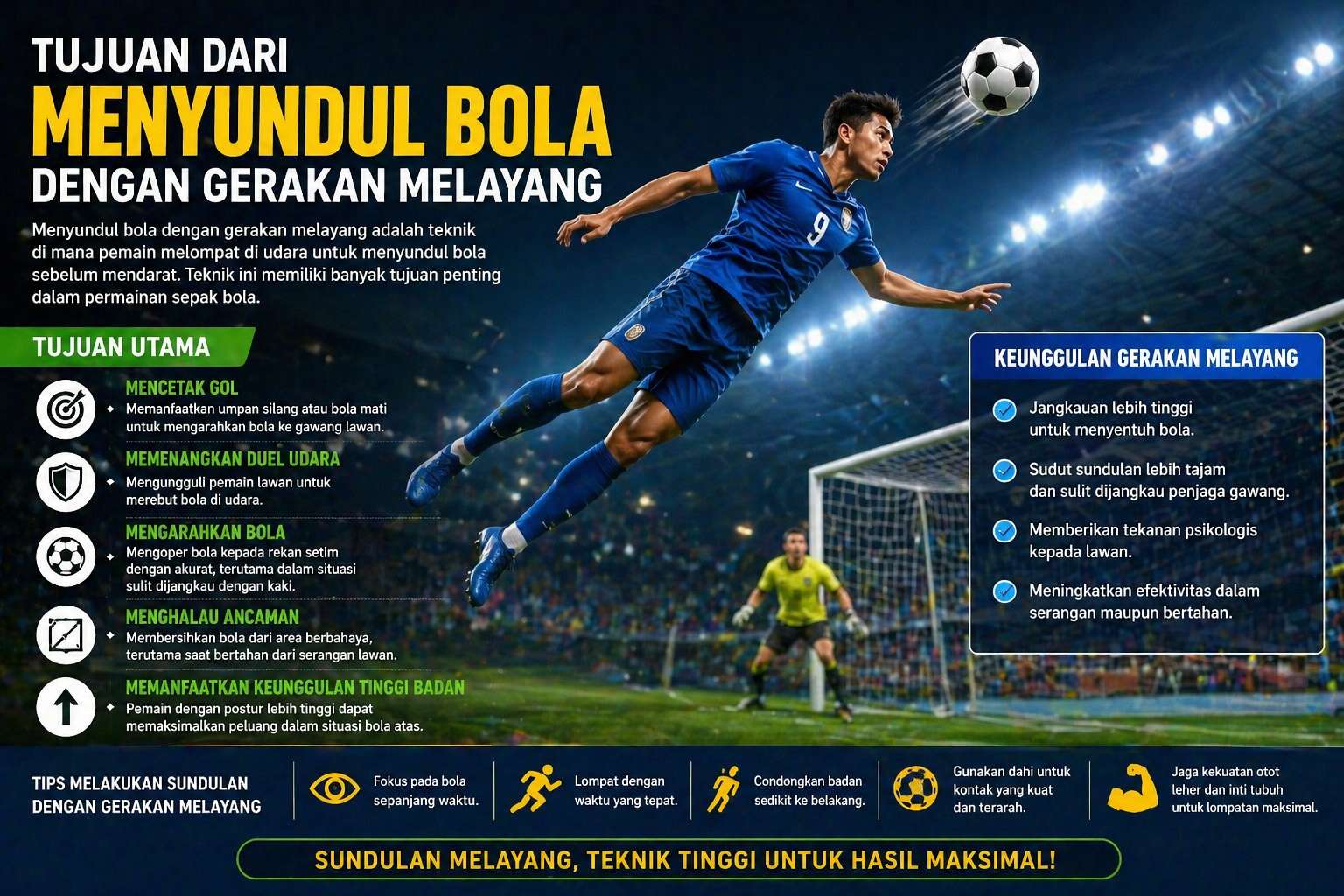 Tujuan Dari Menyundul Bola Dengan Gerakan Melayang