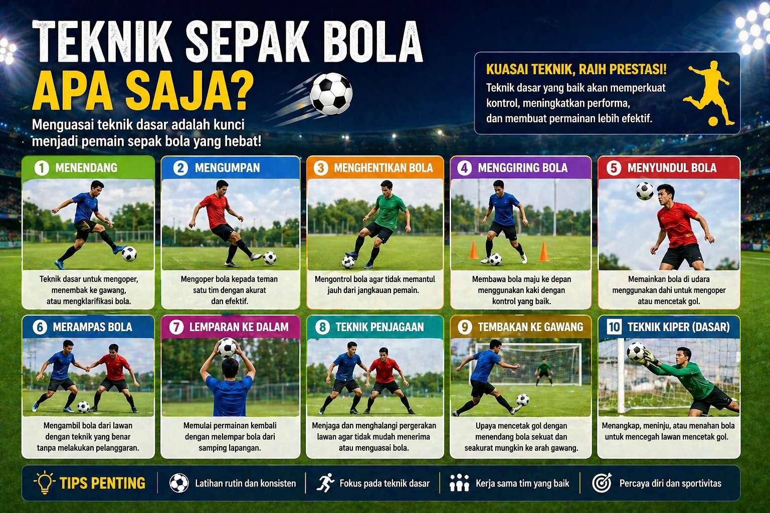 Teknik Sepak Bola Apa Saja