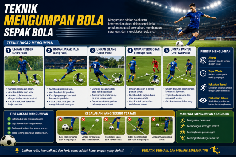 Teknik Mengumpan Bola Sepak