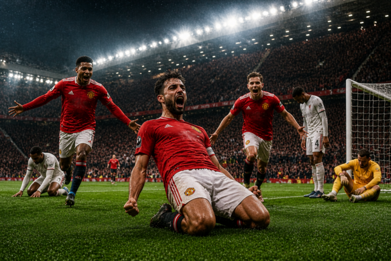 Hasil Pertandingan Manchester United vs Liverpool