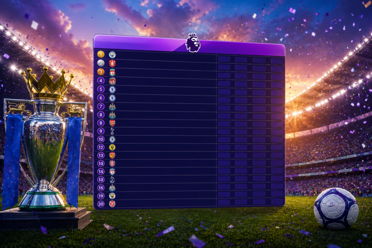 Klasemen Akhir Liga Inggris 2026