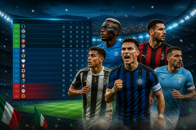 Klasemen Sementara Liga Italia