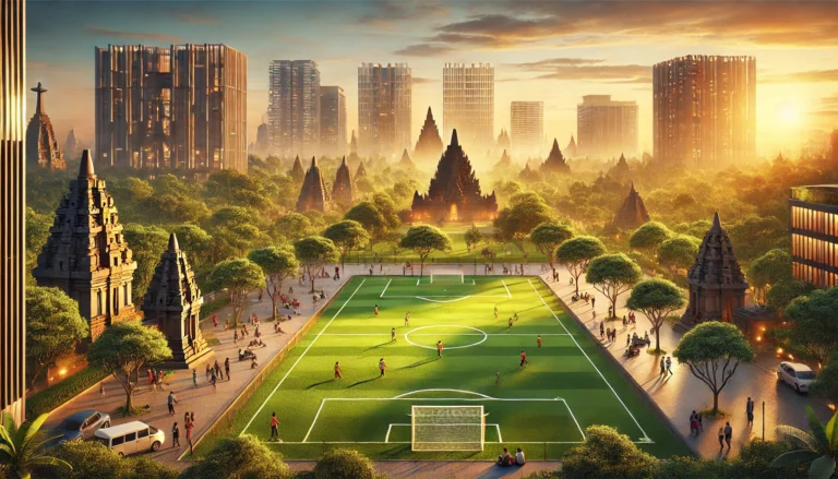 Lapangan Sepakbola Borobudur Kota Jakarta Pusat