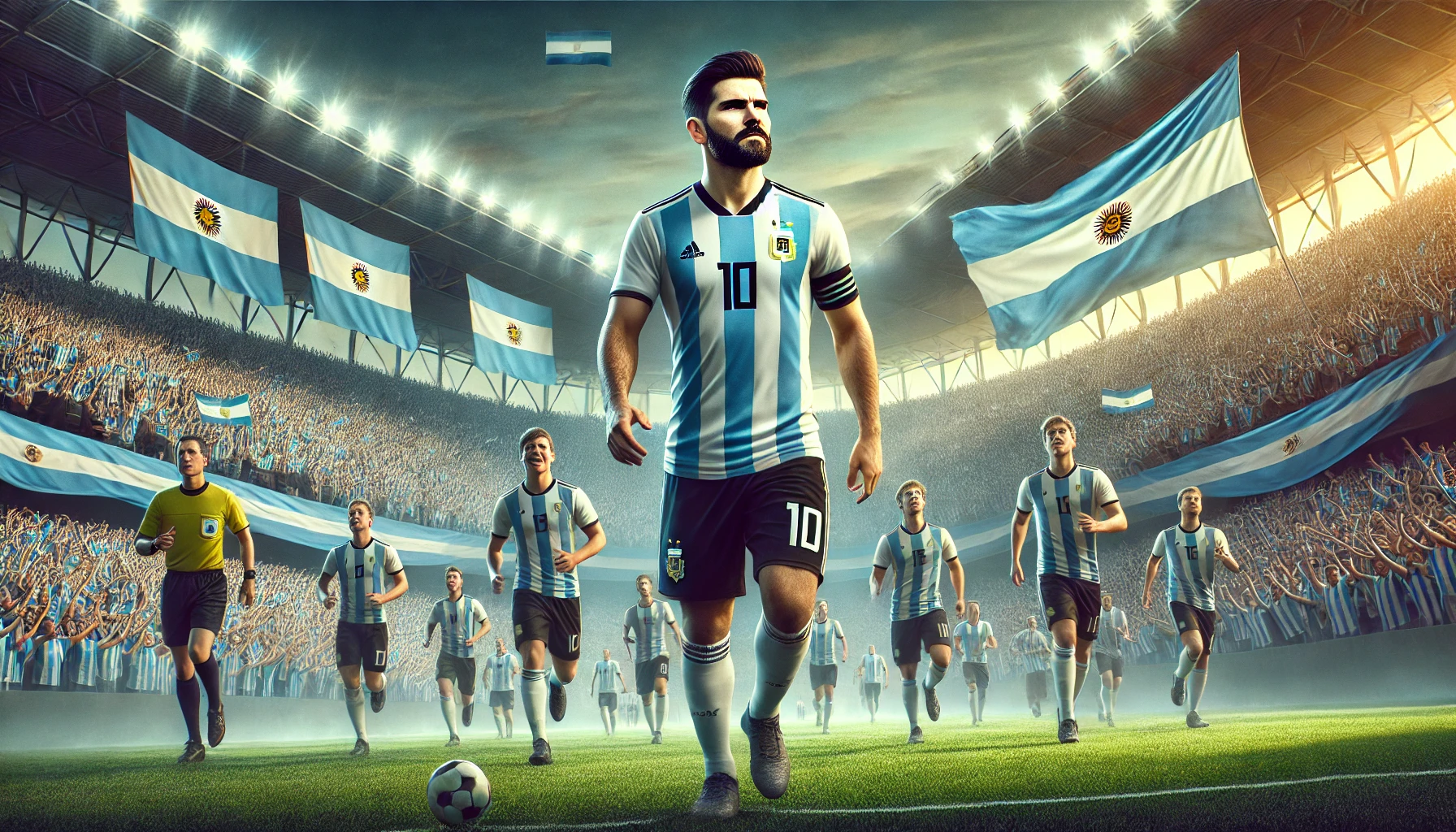 Lionel Messi Pimpin Skuad Argentina