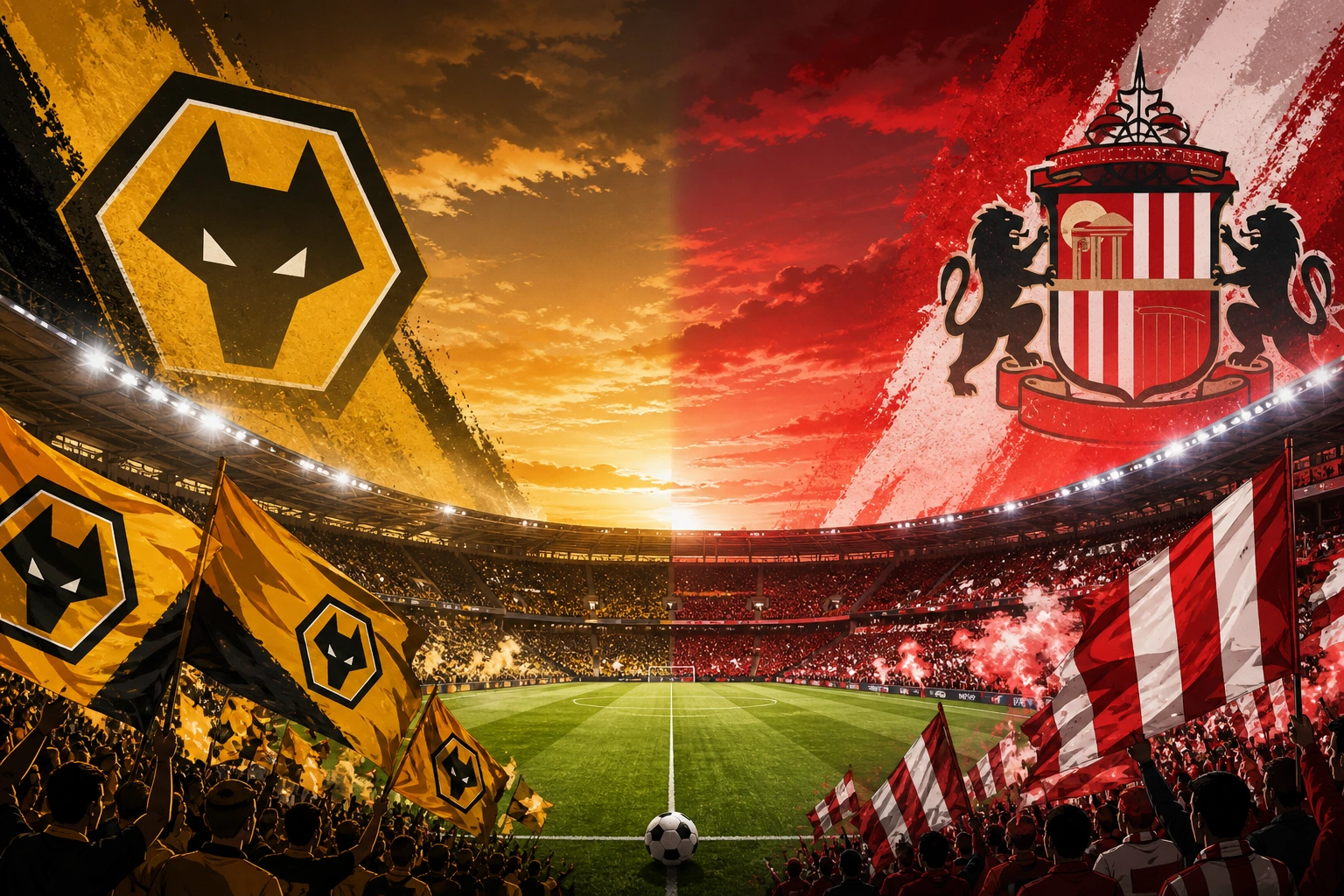 Pertandingan Wolves vs Sunderland