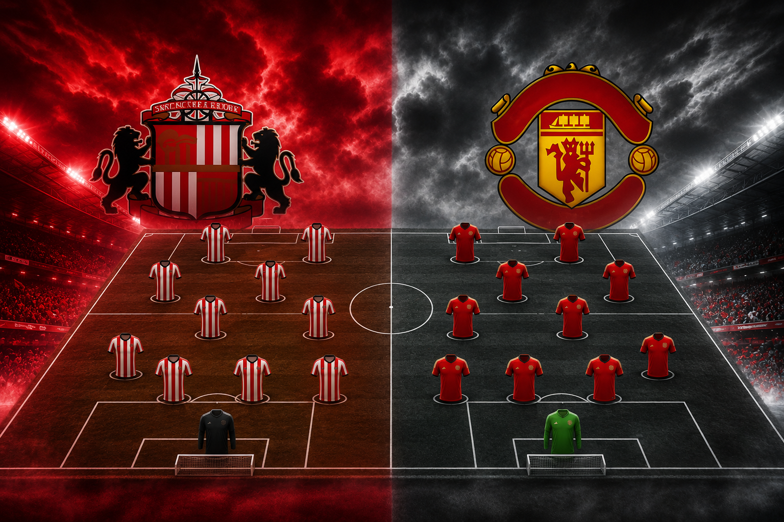 Prediksi Susunan Sunderland vs Manchester United