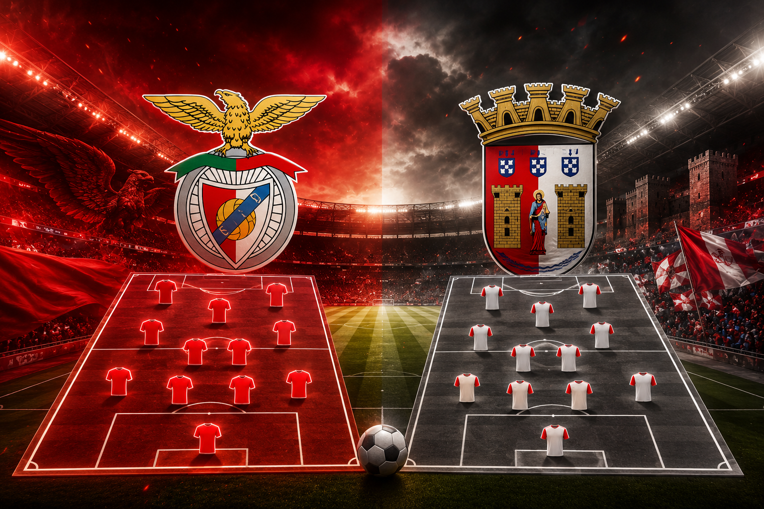 Prediksi dan Susunan Pemain Benfica vs Braga