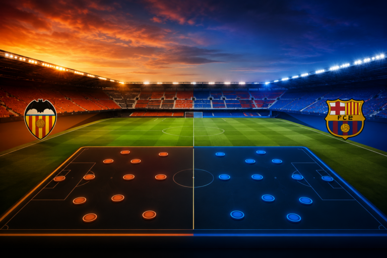Prediksi dan Susunan Pemain Valencia vs Barcelona