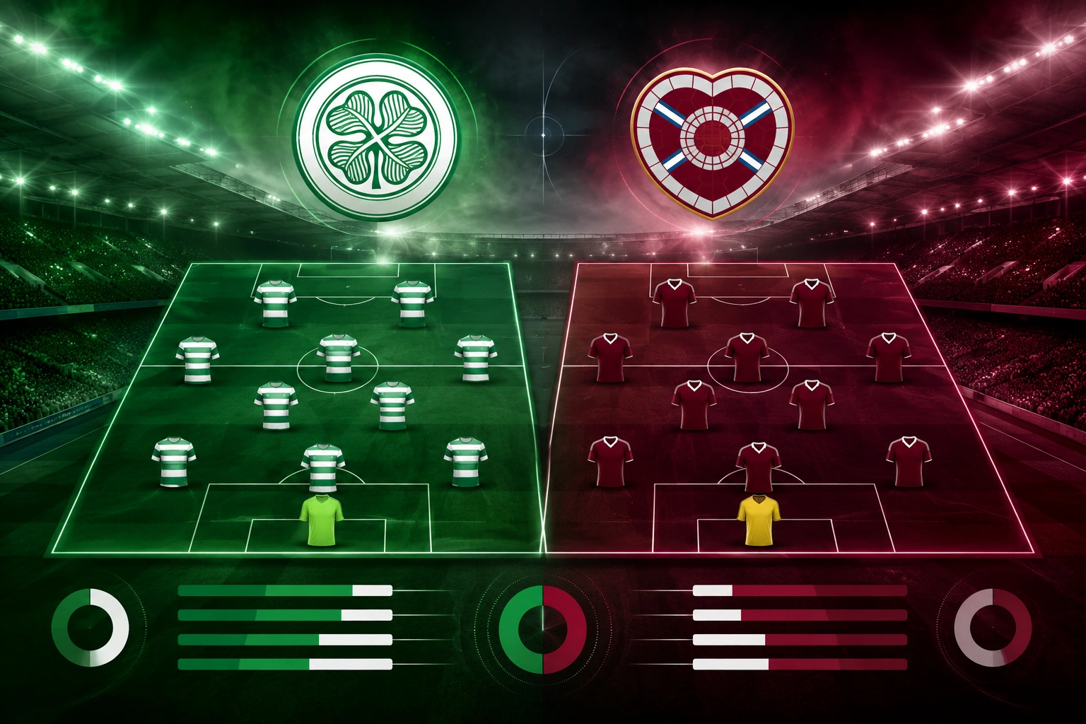Statistik dan Susunan Pemain Celtic vs Hearts