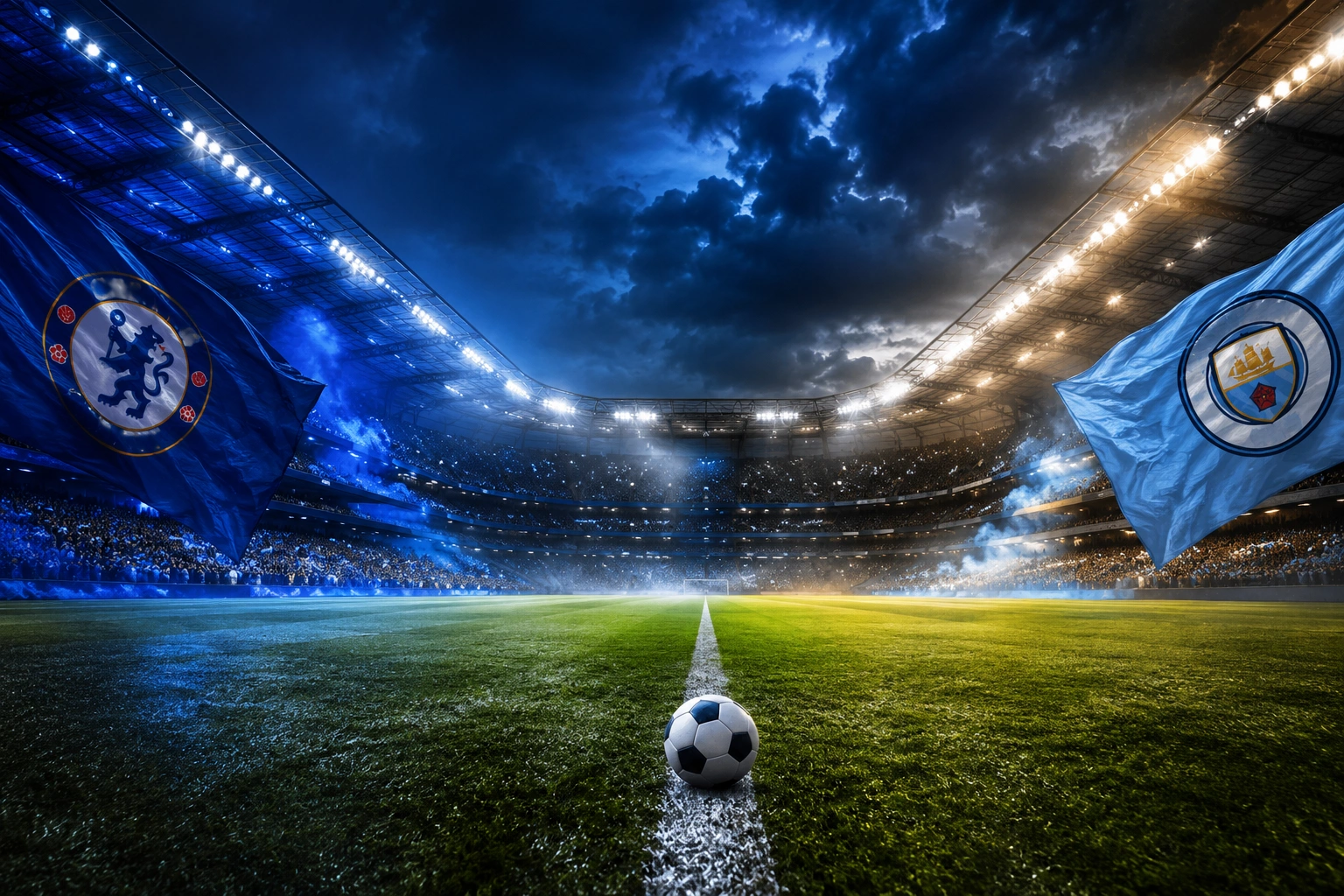 Statistik dan Susunan Pemain Chelsea vs Manchester City