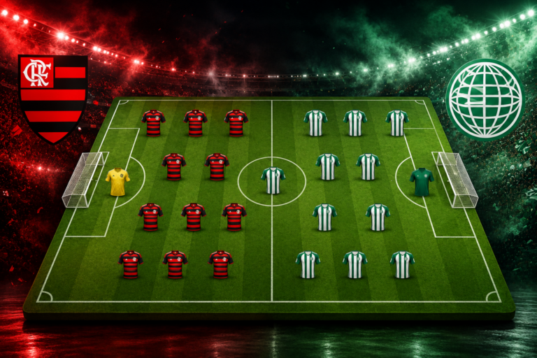 Susunan Pemain Pertandingan Flamengo vs Coritiba