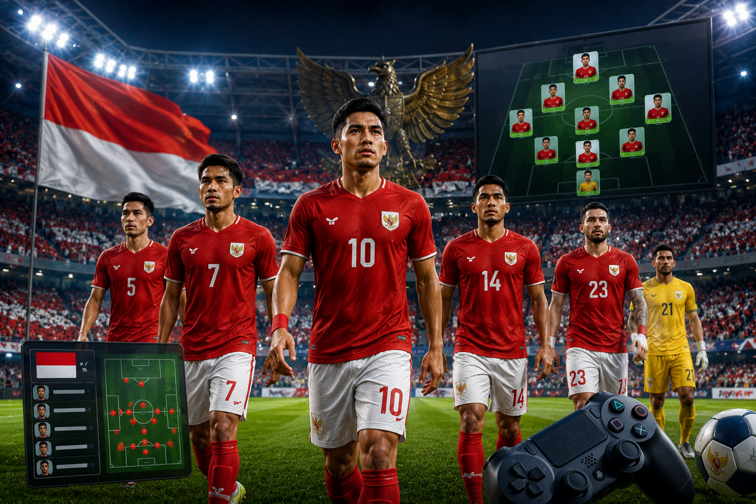 Timnas Indonesia Hadir di Game Sepak Bola