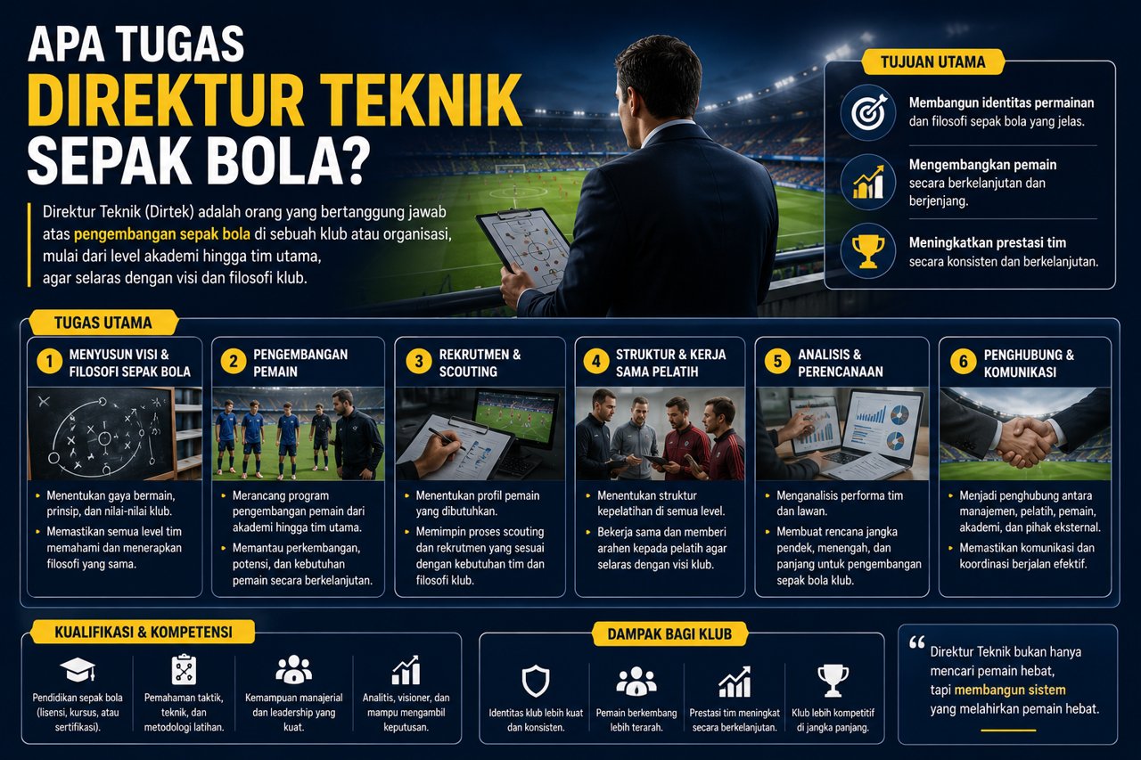 Apa Tugas Direktur Teknik Sepakbola