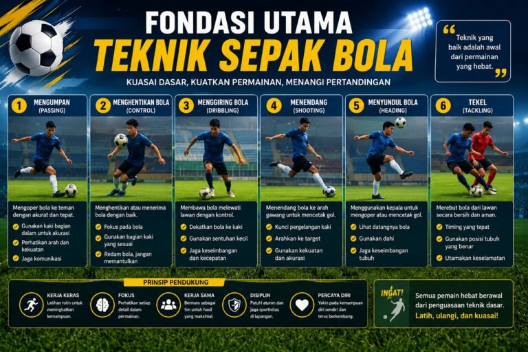 Fondasi Utama Teknik Sepak Bola