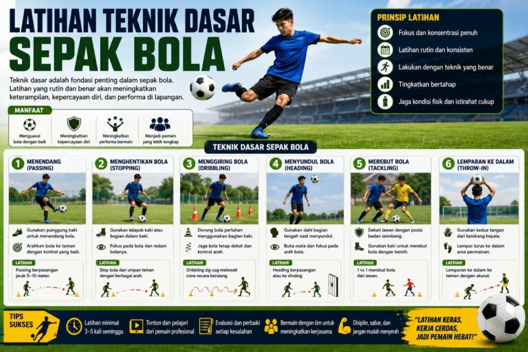 Latihan Teknik Dasar Sepak Bola