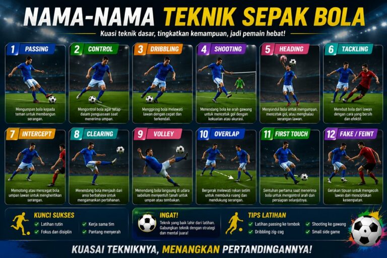 Nama Nama Teknik Sepak Bola