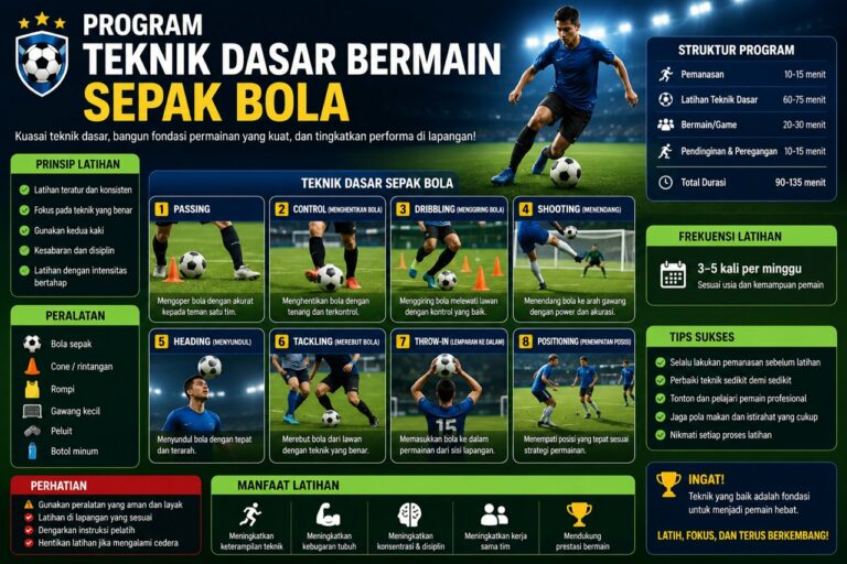 Program Teknik Dasar Bermain Sepak Bola