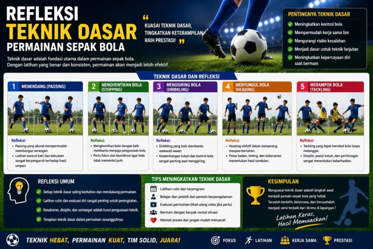Refleksi Teknik Dasar Permainan Sepak Bola