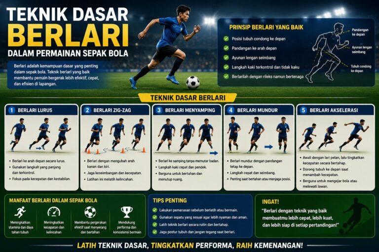 Teknik Dasar Berlari Dalam Permainan Sepak Bola