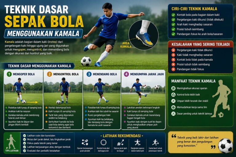 Teknik Dasar Sepak Bola Menggunakan Kamala