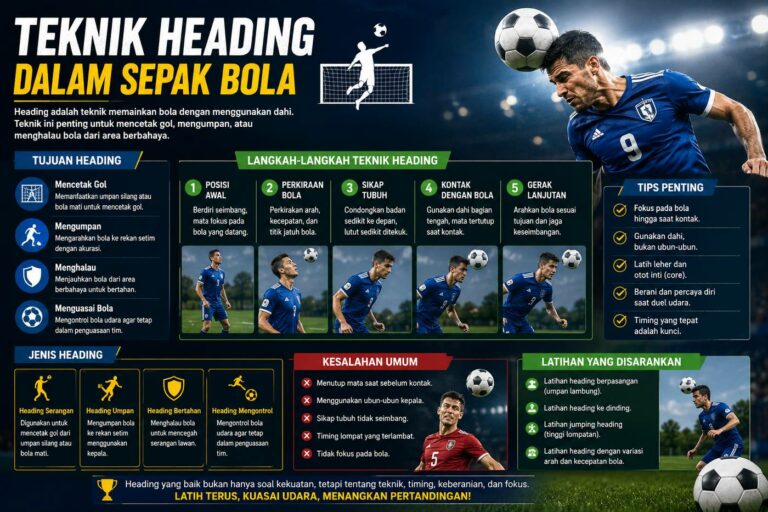 Teknik Heading Dalam Sepak Bola
