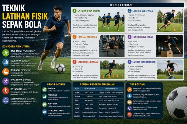 Teknik Latihan Fisik Sepak Bola