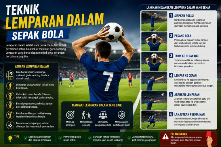 Teknik Lemparan Dalam Sepak Bola