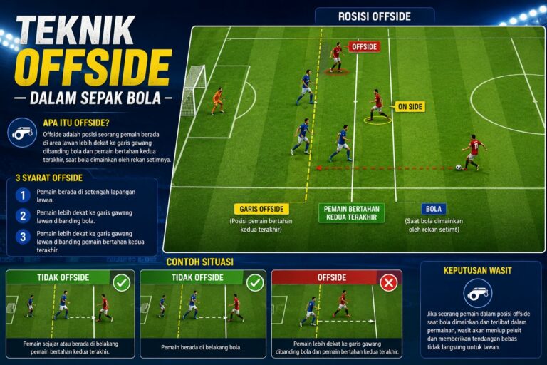 Teknik Offside Dalam Sepak Bola