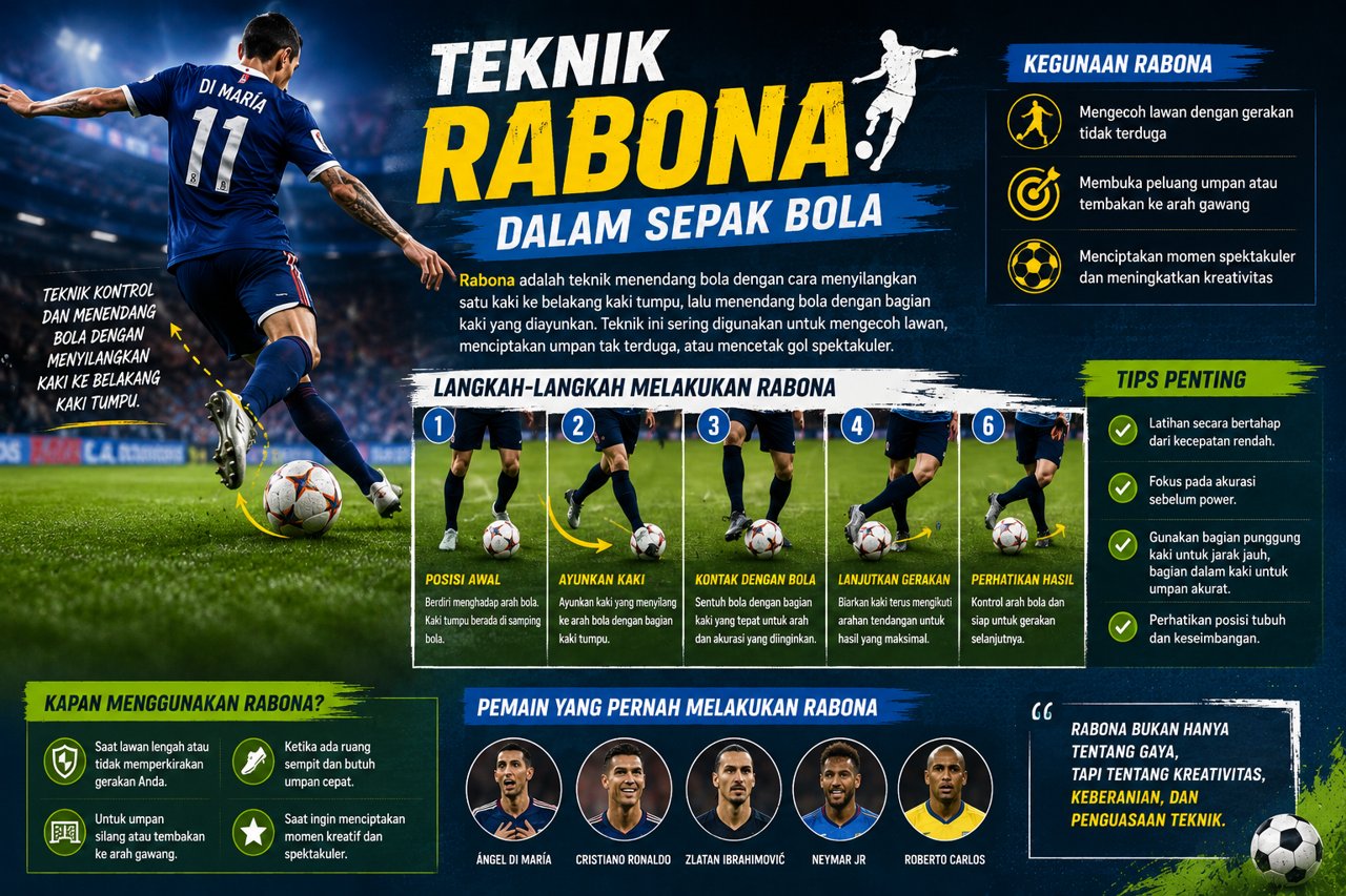 Teknik Rabona Dalam Sepak Bola