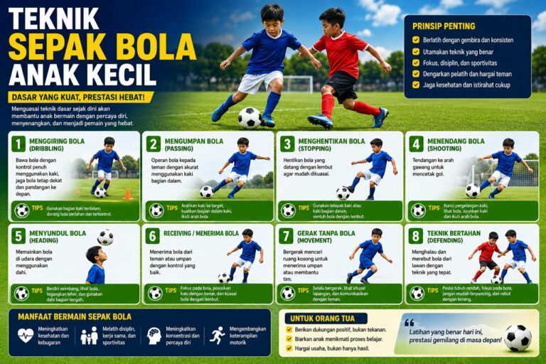 Teknik Sepak Bola Anak Kecil