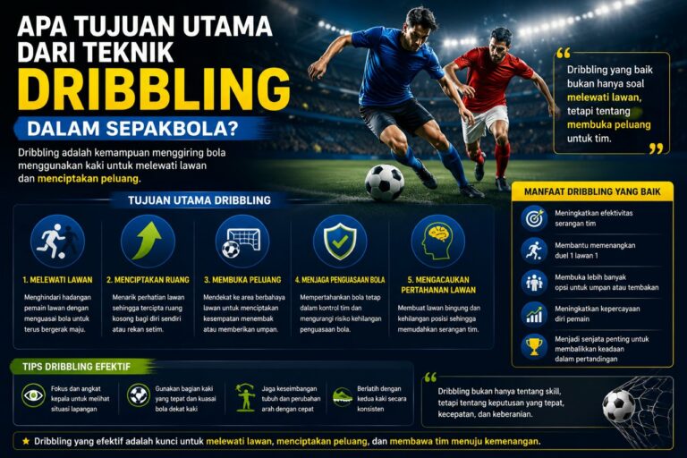 Apa Tujuan Utama Dari Teknik Dribbling Dalam Sepakbola