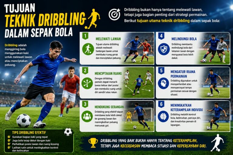 Tujuan Teknik Dribbling Dalam Sepak Bola