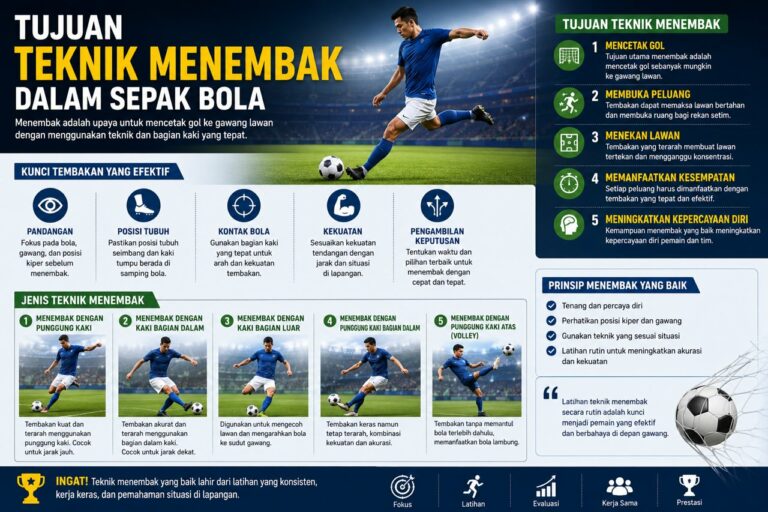 Tujuan Teknik Menembak Dalam Sepak Bola