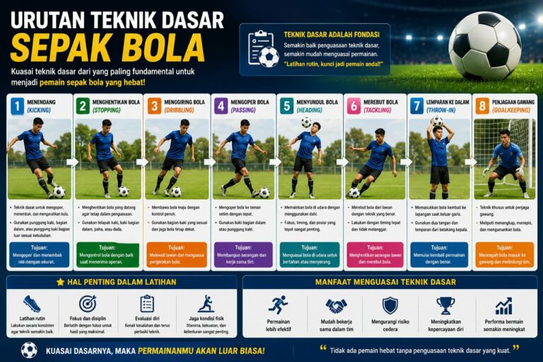 Urutan Teknik Dasar Sepak Bola