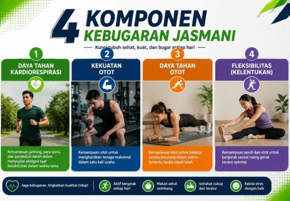 4 Komponen Kebugaran Jasmani