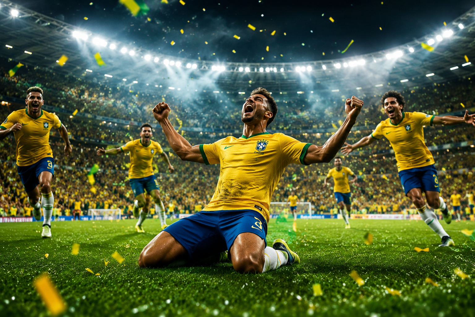 Brasil Lolos Dramatis Babak Delapan Besar